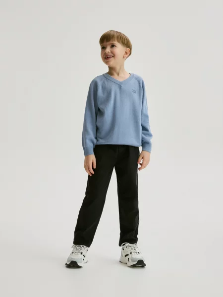 Брюки Reserved из лиоцела черные