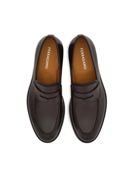 Półbuty Ferragamo brązowe
