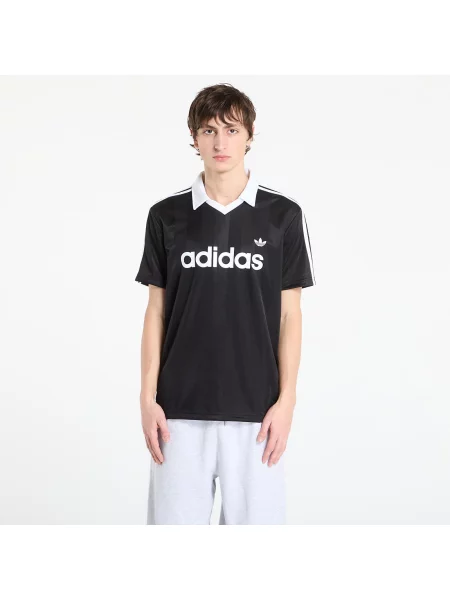 Tricou Adidas Originals din jerseu negru