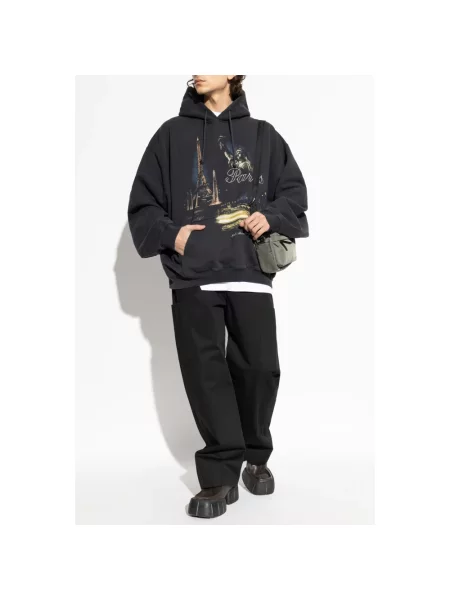 Bluza Vetements z nadrukiem czarna
