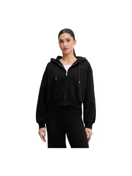 Bluza z kapturem Guess czarna