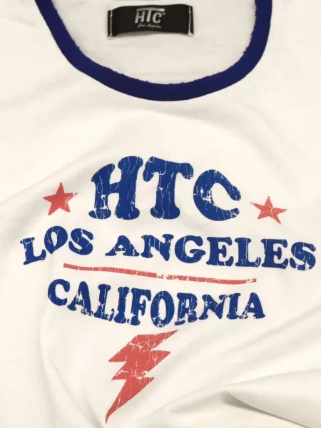 Tricou Htc Los Angeles cu imagine alb
