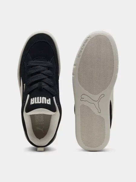 Кожаные кеды Puma черные