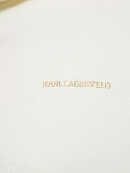 Вишите худі Karl Lagerfeld біле