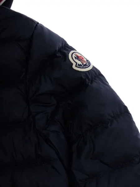 Kurtka puchowa dziecięca Moncler Enfant niebieska