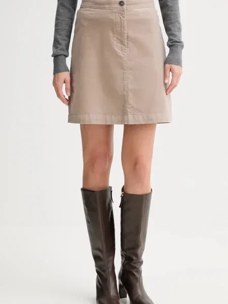 Marc O'Polo fustă mini drept bej
