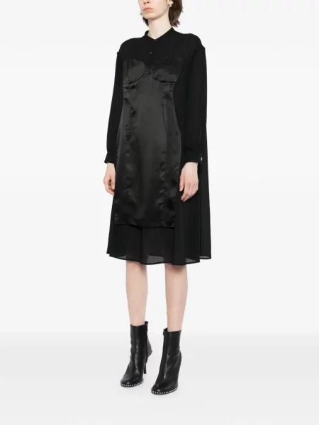 Rochie Undercover din satin negru