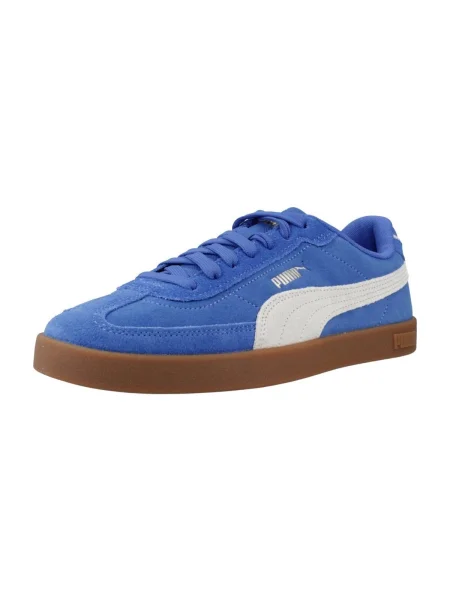 Pantofi Puma din piele de căprioară albastru