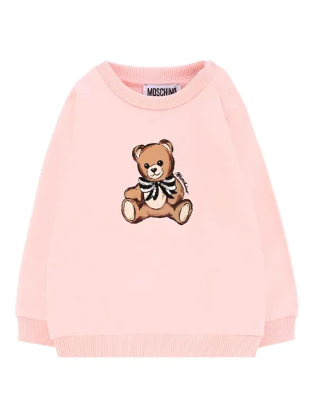 Bluza dziecięca Moschino różowa