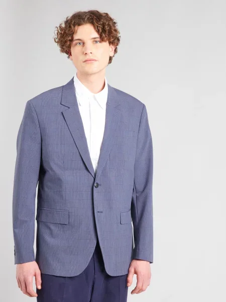 JACK & JONES Suknjič JPRBUSHWICK HARRY nočno modra bela