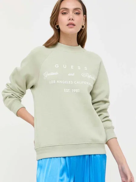 Світшот GUESS м'ятний