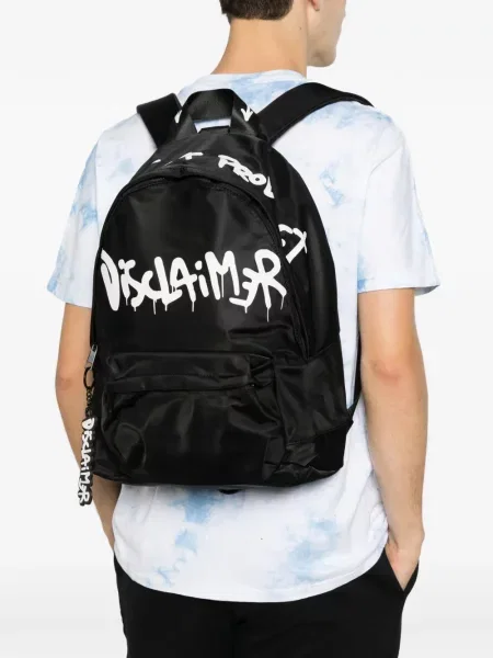 Rucsac Disclaimer cu imagine negru