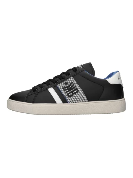 Sneakersy Bikkembergs skórzane czarne