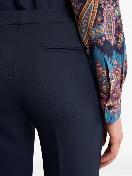 Cropp pantaloni Etro albastru