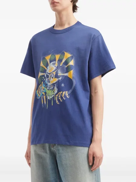 Tricou Erl cu imagine albastru