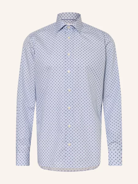 Eton Košile Contemporary Fit tmavě / hnědá / tmavě modrá