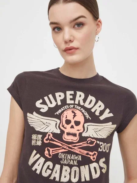 Póló Superdry fekete