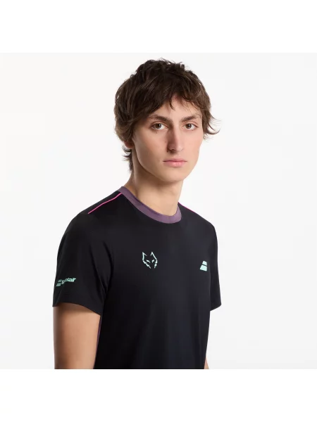 Tričko Babolat s okrúhlym výstrihom čierna