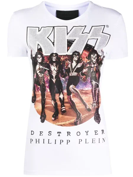 Tricou Philipp Plein alb