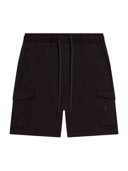 Bershka Cargo hlače crna