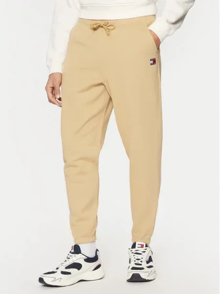 Spodnji del trenirke Tommy Jeans bež