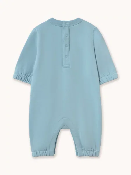Tinycottons kombinezon za bebe od pamuka BEAR GRAPHIC ONE-PIECE plava