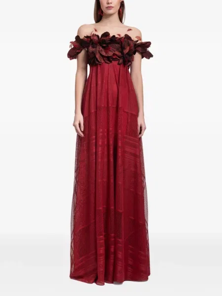 Rochie maxi Gemy Maalouf roșu