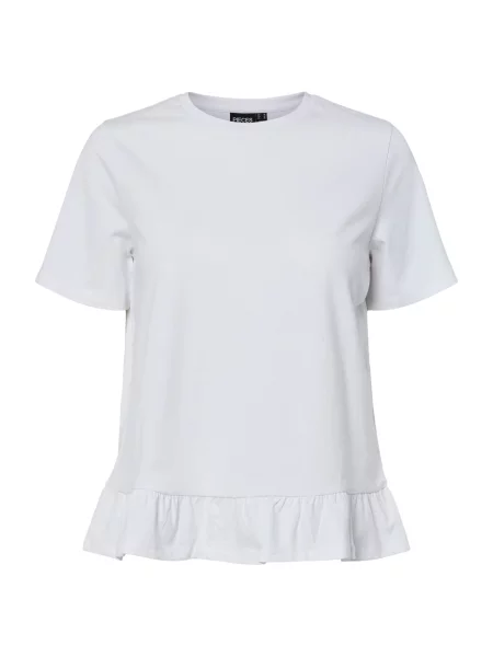 PIECES Tricou PCDISSO' alb