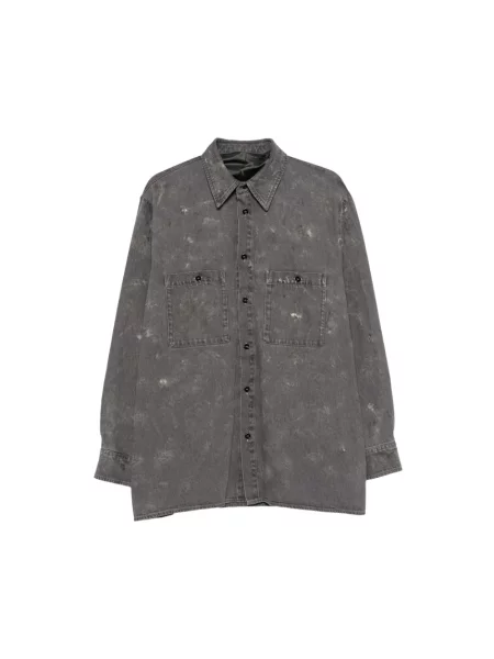 Koszula Mm6 Maison Margiela z długim rękawem szara