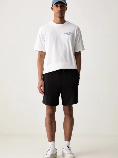 Puma teplákové šortky pánske Essentials čierna