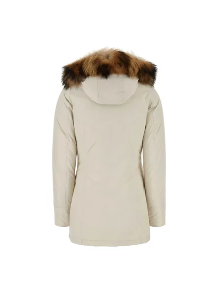 Parka Woolrich beżowa