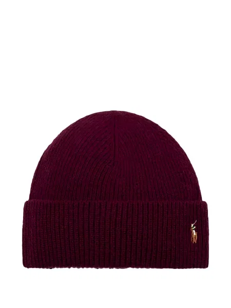 Căciulă Polo Ralph Lauren tricotate roșu