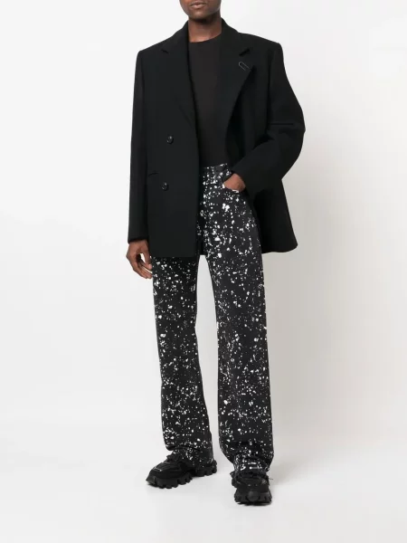 Džíny Off-white s potiskem bílé