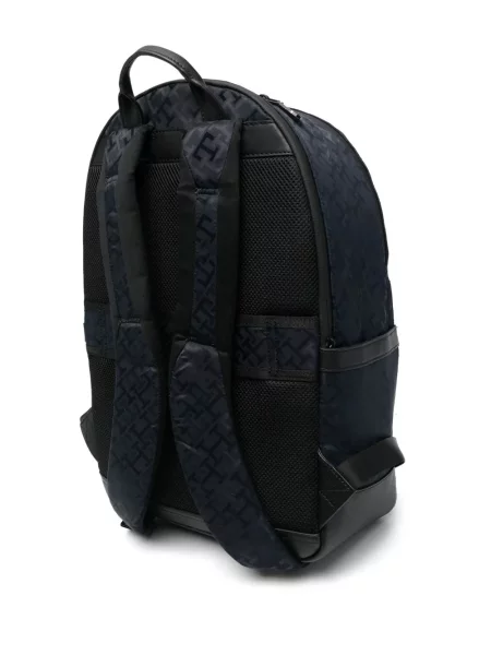 Raštuotas kuprinė Tommy Hilfiger mėlyna