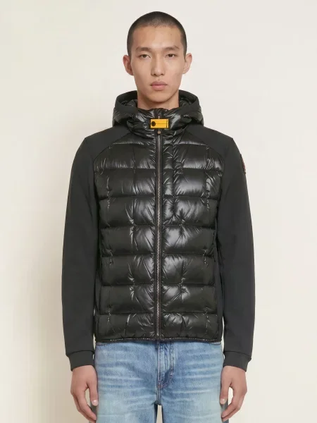 Parajumpers Péřové Bundy Vigolo Z Kombinace Materiálů černá