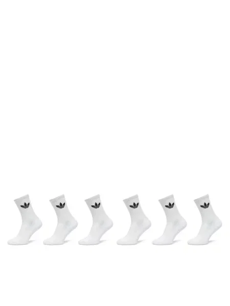 ADIDAS ORIGINALS Čarape Trefoil crna bijela