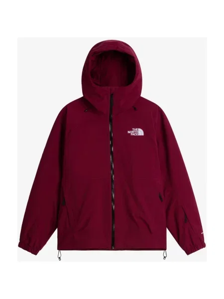 Kurtka z kapturem The North Face Slaydee Insulated burdeos S czerwona