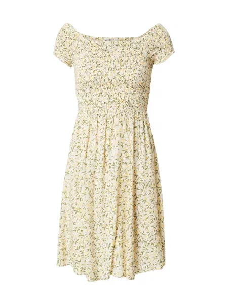 Hailys Rochie maro / galben / oliv / murdar alb