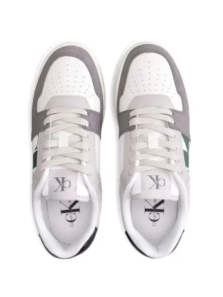 Sneakerși Calvin Klein clasici alb
