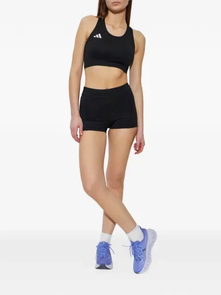 Τένις φόρεμα Adidas με λαιμόκοψη v με αυτόγραφο μαύρο