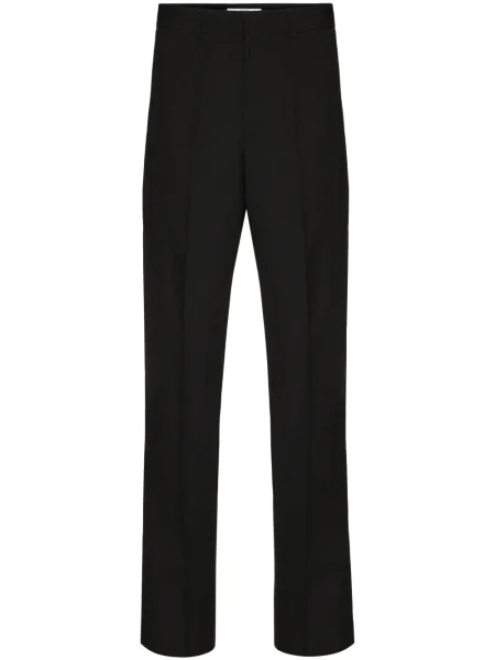 Vlněné kalhoty Valentino Garavani černé