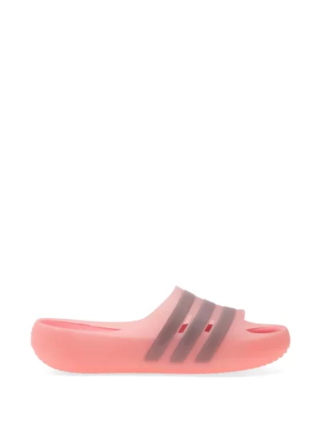 Tricou Adidas cu dungi cu imagine alergare gri