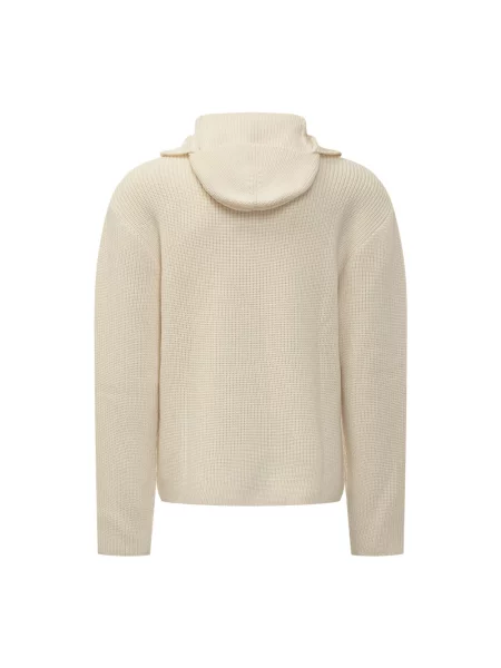 Sweter Courreges wełniany beżowy