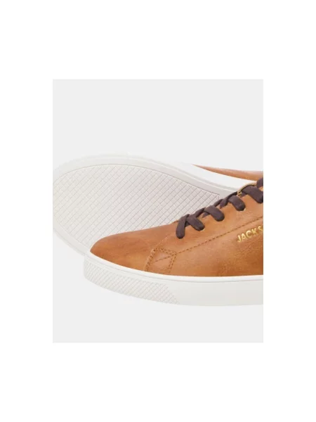 JACK & JONES Niske tenisice konjak / zlatna smeđa