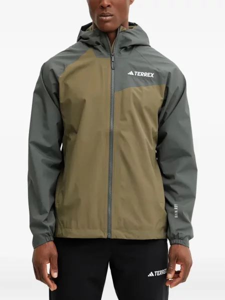 Маратонки Adidas Terrex с връзки на райета с дантела червено