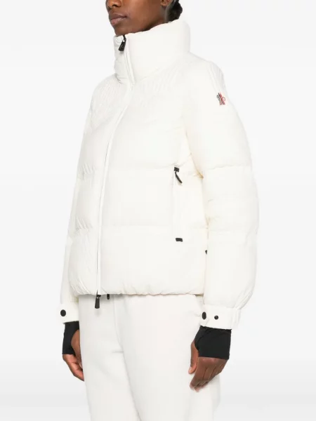 Matlasat geacă Moncler Grenoble alb