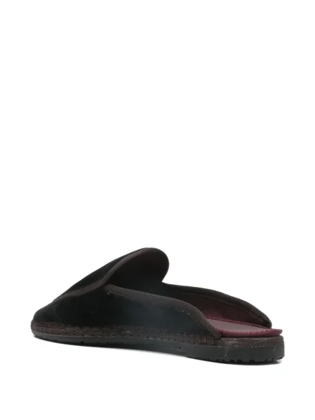 Papuci tip mules Flabelus negru