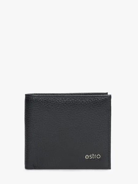 Estro Портмоне Шкіра чорний