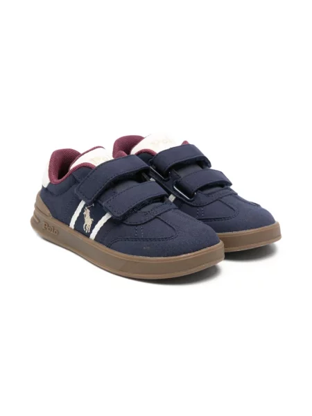 Sneakersy dziecięce Polo Ralph Lauren niebieskie