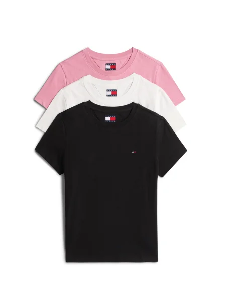 Tommy Jeans kratka majica roza